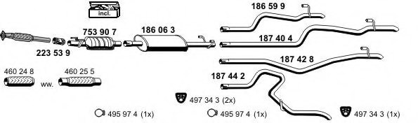 ERNST 070768 Exhaust System
